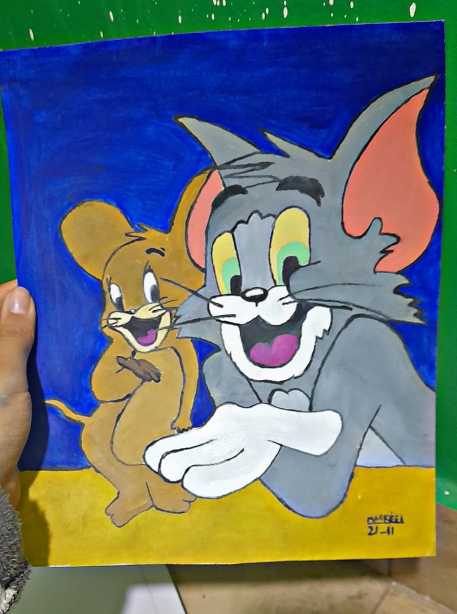 لوحة كرتونية